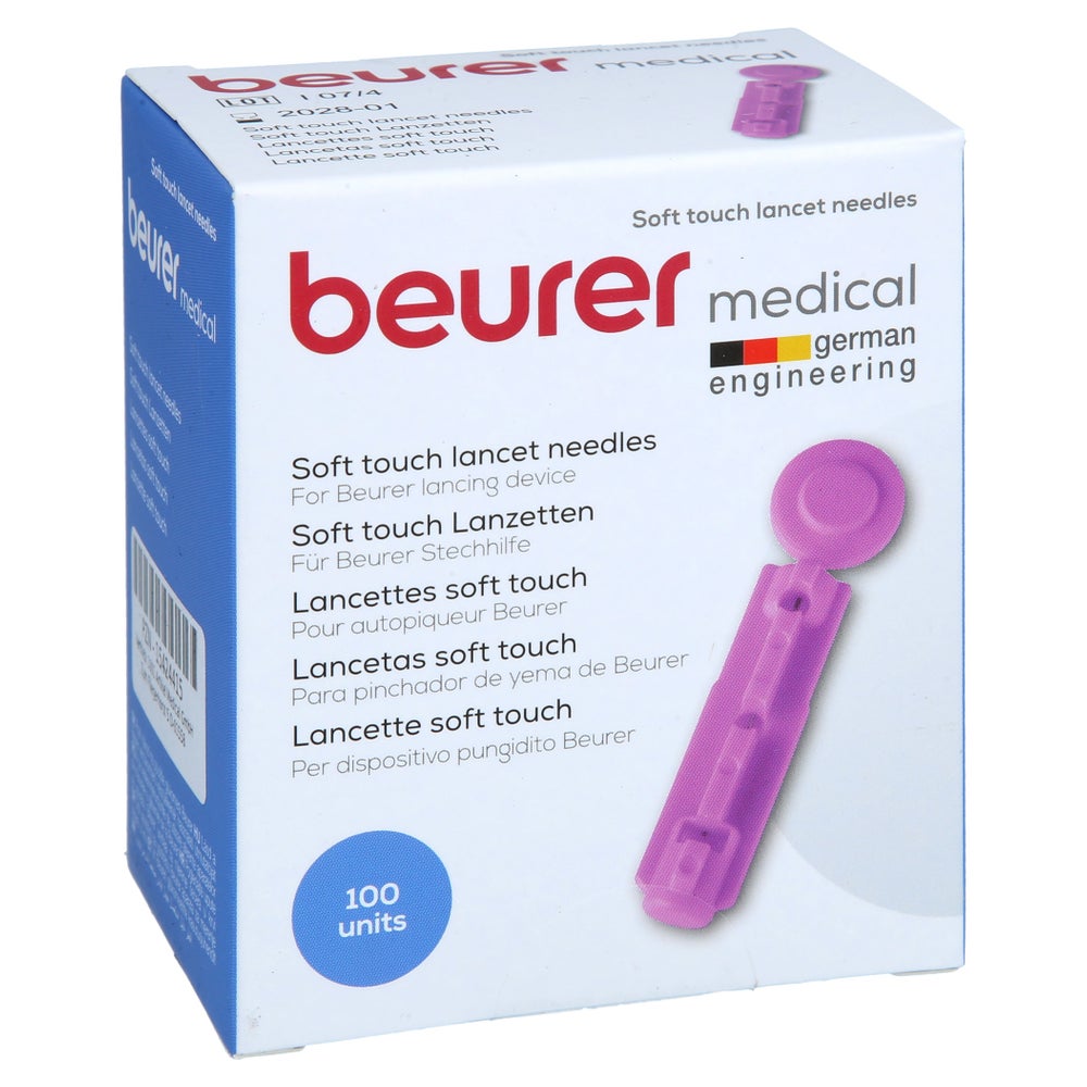 Beurer Lanzetten soft touch 33 G 100 St