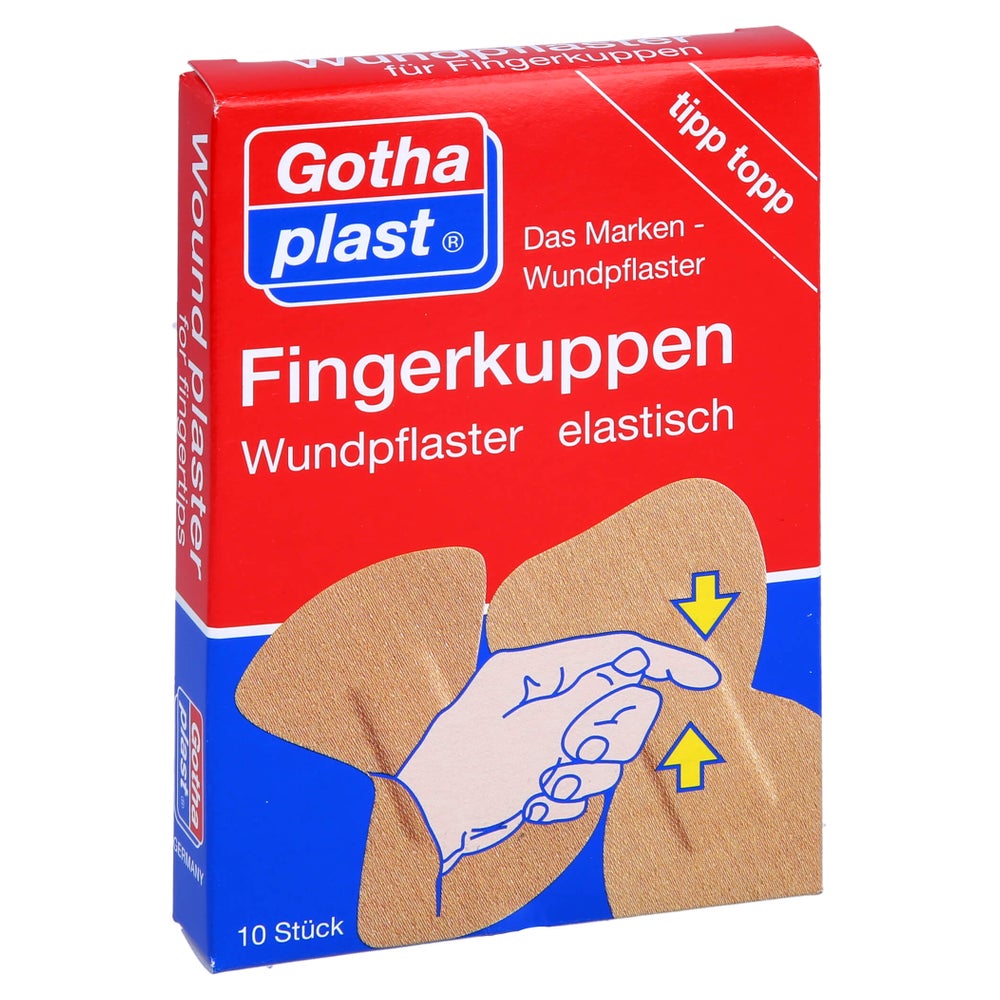 Gothaplast Fingerkuppenwundpfl.elastisch 10 St