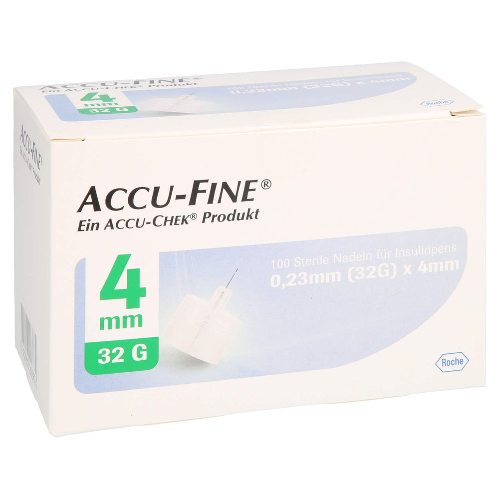 ACCU FINE Sterile Nadeln f.Insulinpens 4 100 St