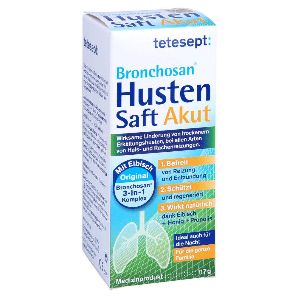 Tetesept Bronchosan Husten Akut Saft 117 g