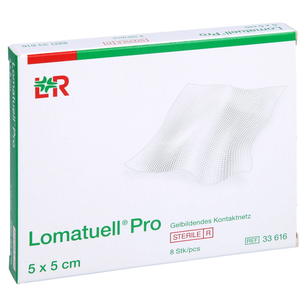 Lomatuell Pro 5x5 cm steril 8 St