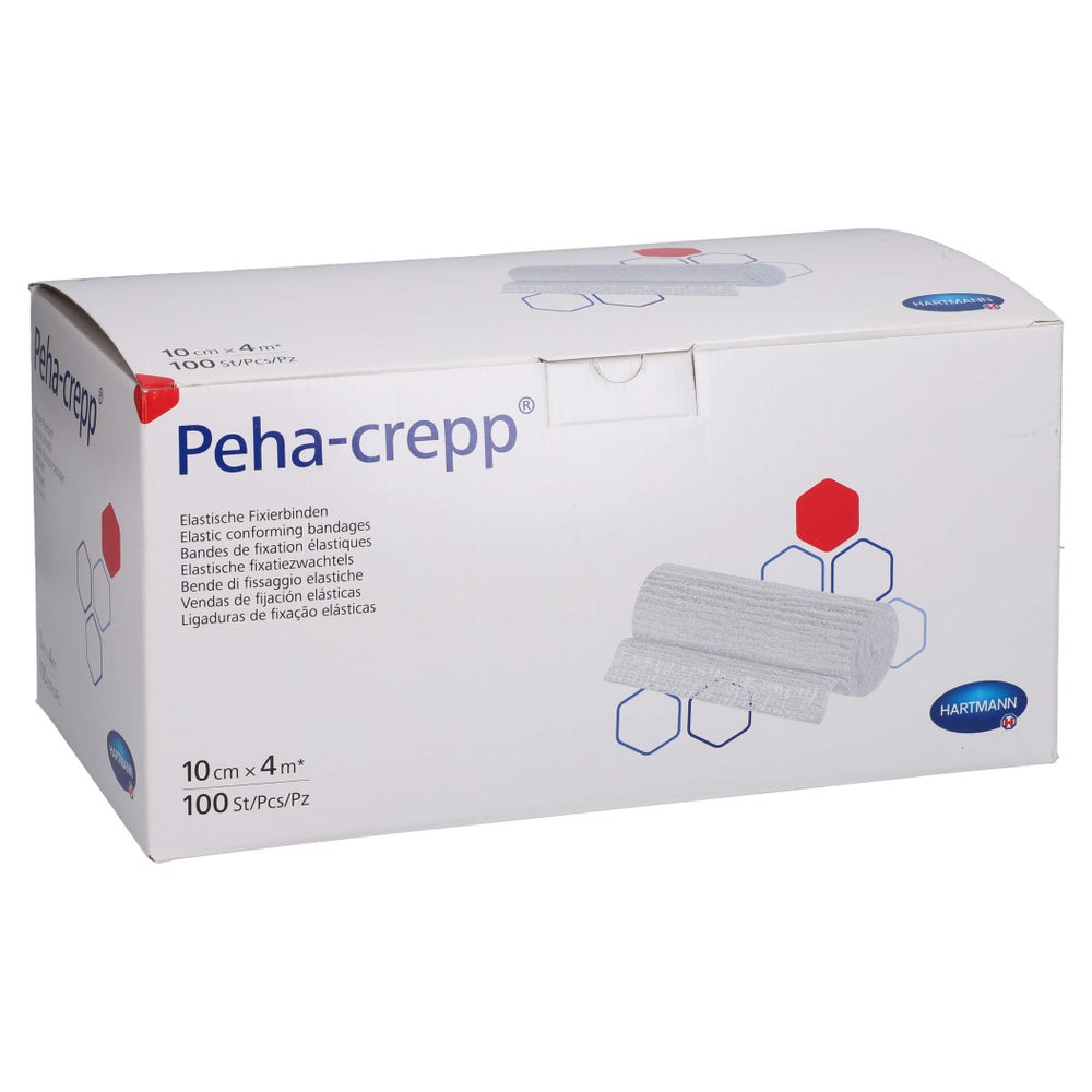 PEHA Crepp Fixierbinde 10 cmx4 m comp.ve 100 St