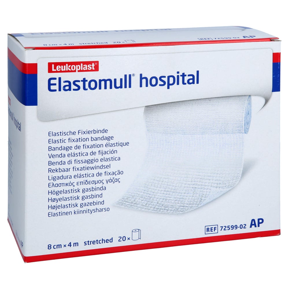 Elastomull Hospital 8 cmx4 m elast.Fixie 20 St