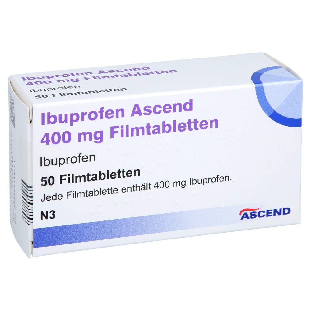 Ibuprofen Ascend 400 mg Filmtabletten 50 St