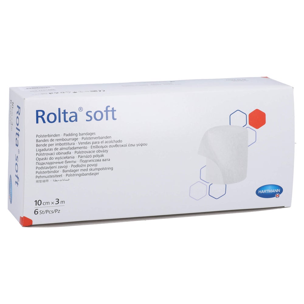 Rolta Soft Synth.-wattebinde 10 cmx3 m 6 St