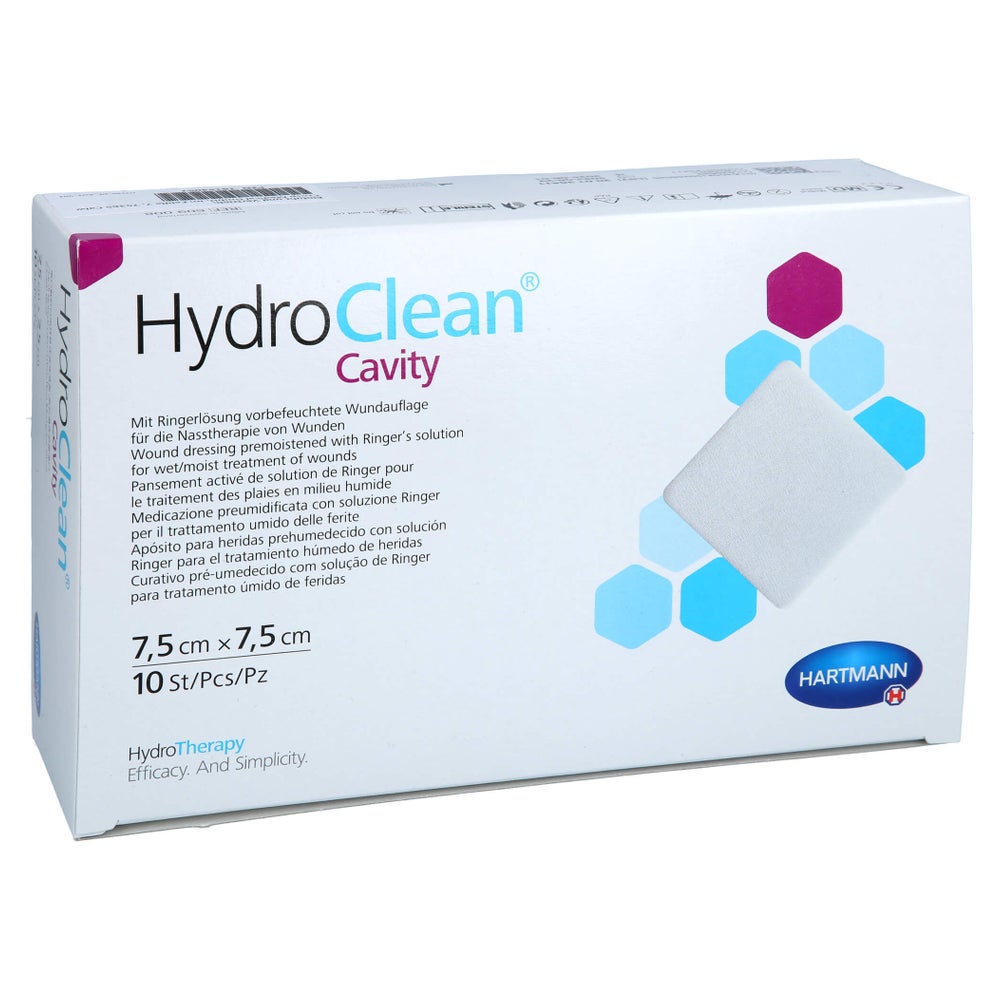 Hydroclean Cavity Kompressen 7,5x7,5 cm 10 St