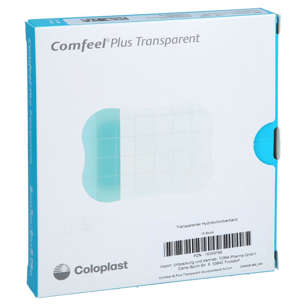 Comfeel Plus Transparenter Wundverb.5x7 10 St