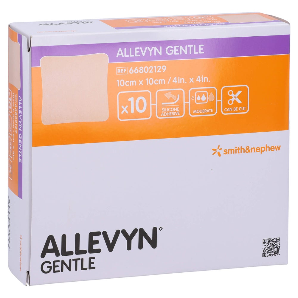 Allevyn Gentle 10x10 cm Schaumverb. 10 St