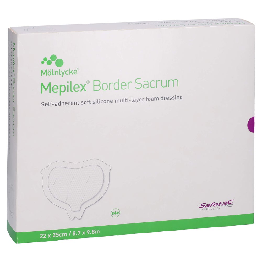 Mepilex Border Sacrum Schaumverb.22x25 c 10 St