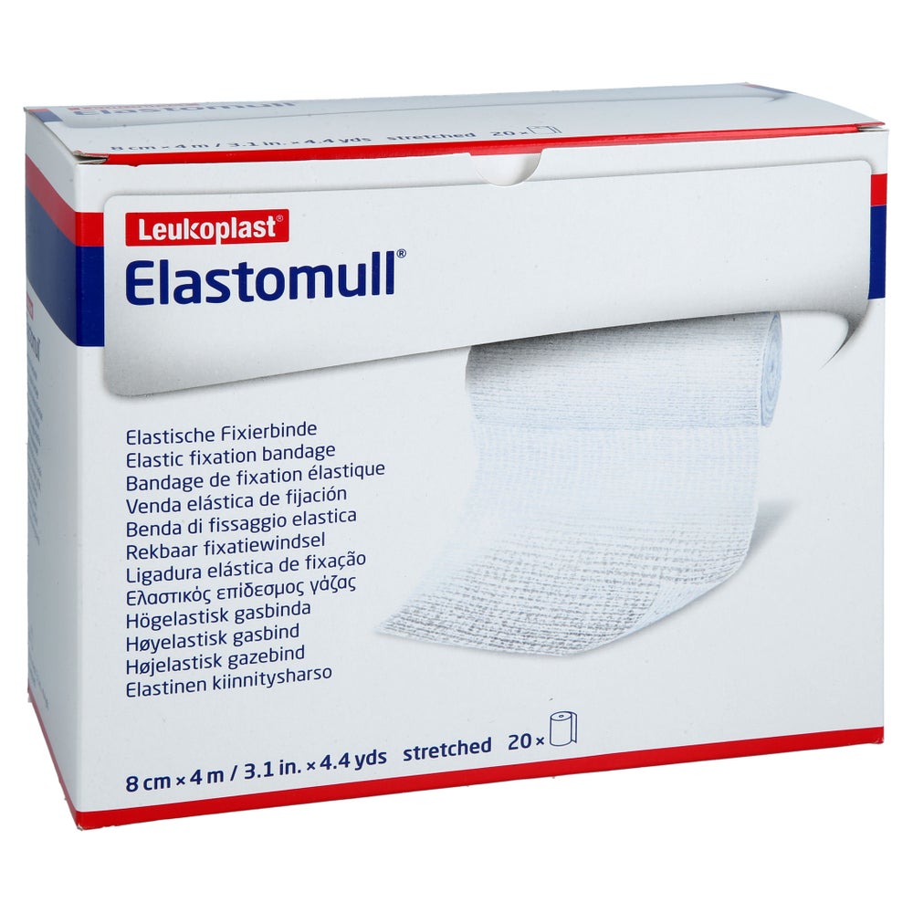 Elastomull 8 cmx4 m elast.Fixierb.2101 20 St