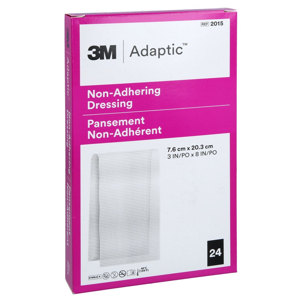 Adaptic 7,6x20,3 cm feuchte Wundauflage 24 St