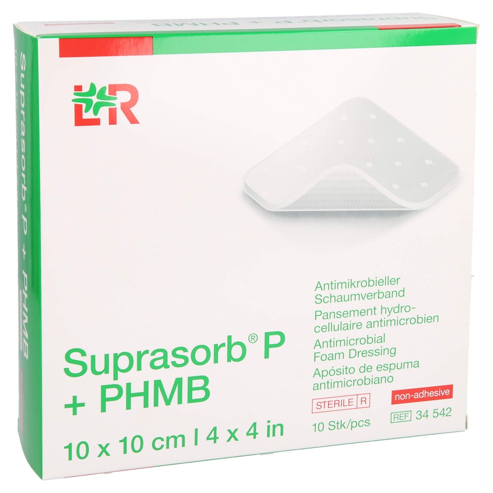 Suprasorb P+phmb Schaumverband 10x10 cm 10 St