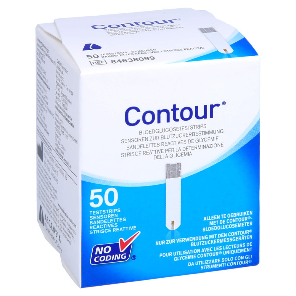 Contour Sensoren Teststreifen 50 St