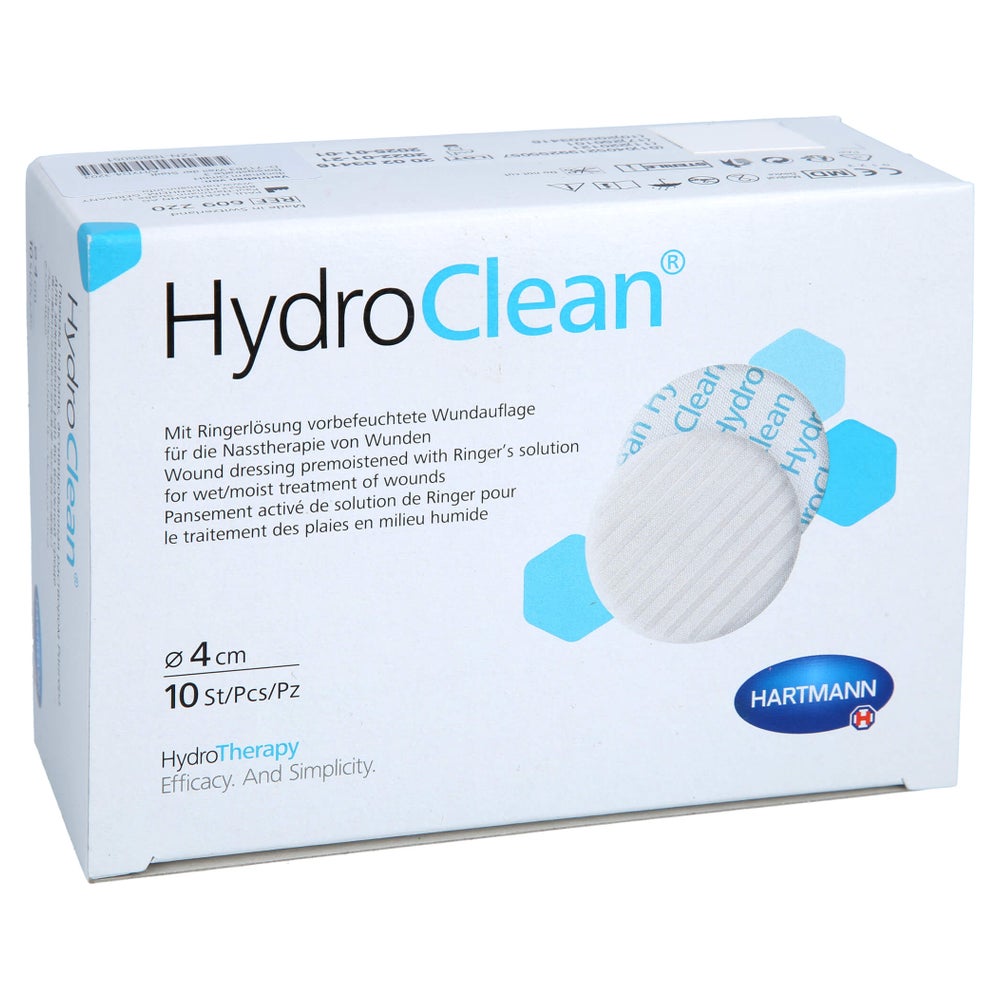 Hydroclean Kompressen 4 cm rund steril 10 St