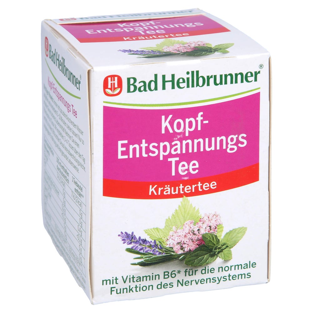 BAD Heilbrunner Kopf-entspannungs Tee Fi 8 St