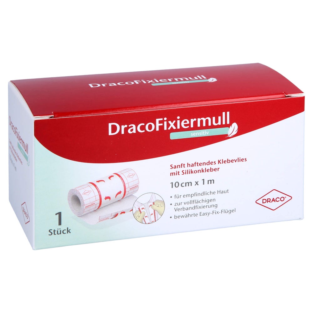 Dracofixiermull Sensitiv 10 cmx1 m 1 St