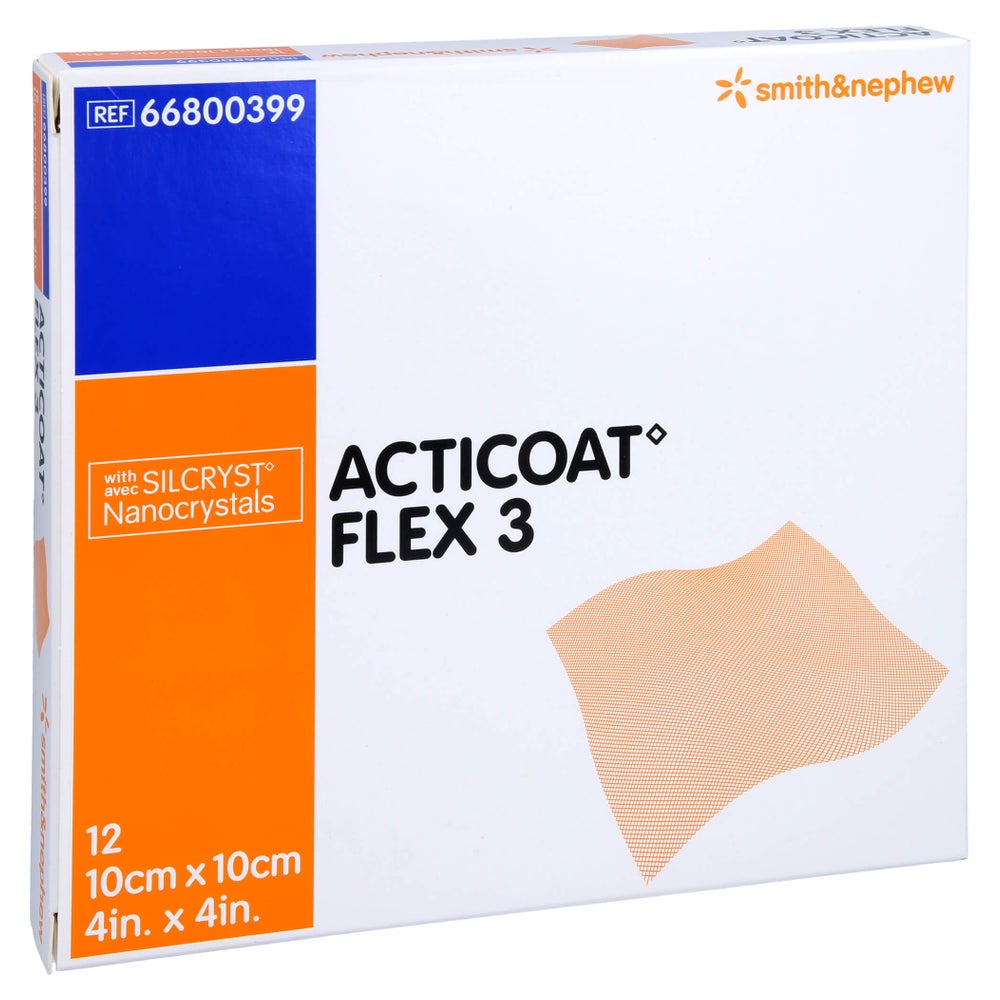Acticoat Flex 3 10x10 cm Verband 12 St