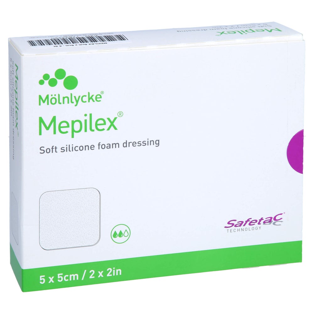 Mepilex 5x5 cm Schaumverband 5 St