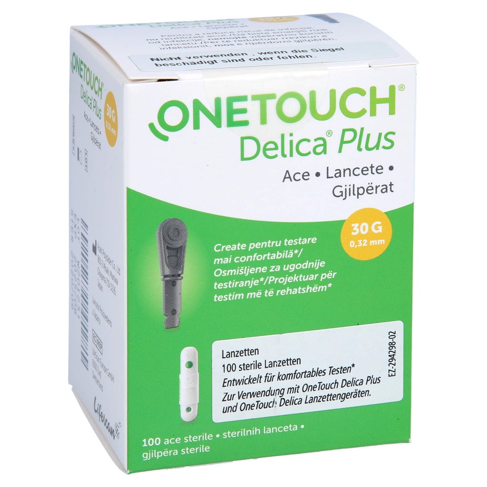 ONE Touch Delica Plus Nadellanzetten 100 St