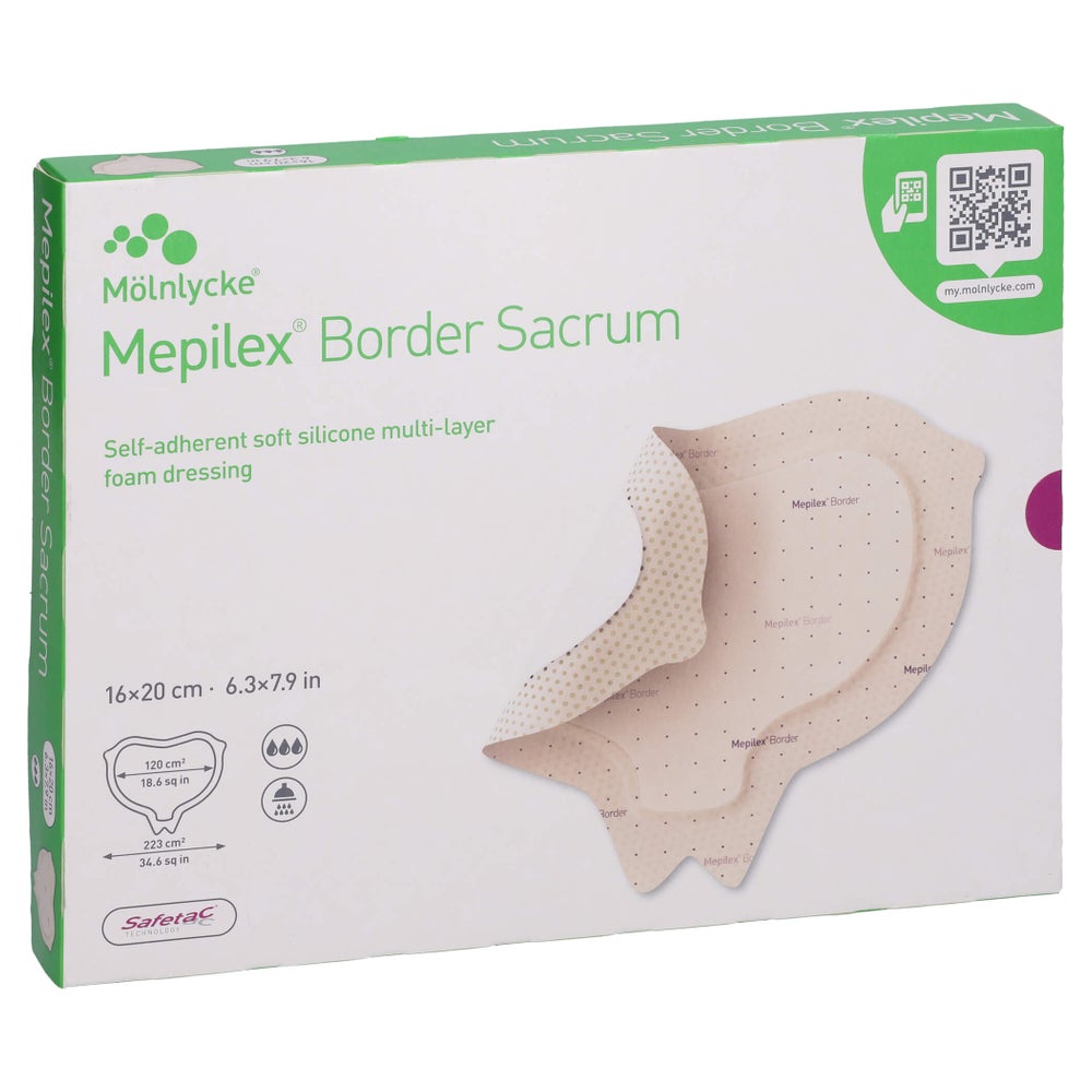 Mepilex Border Sacrum Schaumverb.16x20 c 5 St