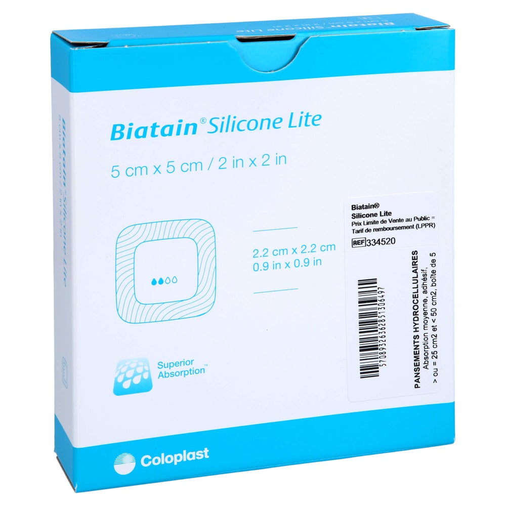Biatain Silicone Lite Schaumverband 5 St