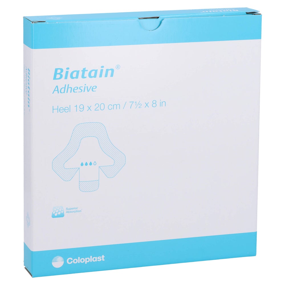 Biatain Schaumverband Ferse 19x20 cm 5 St