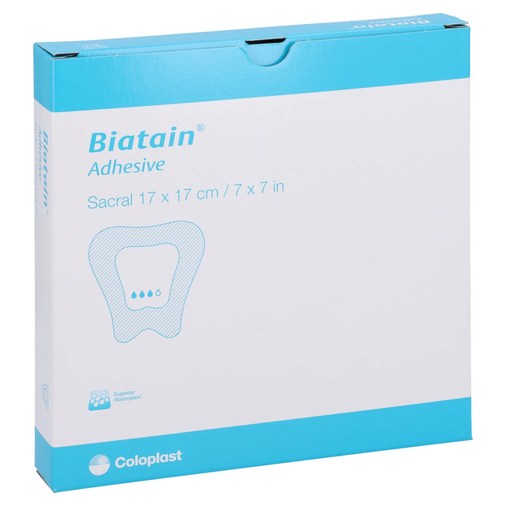 Biatain Schaumverband Sakrum 17x17 cm 5 St