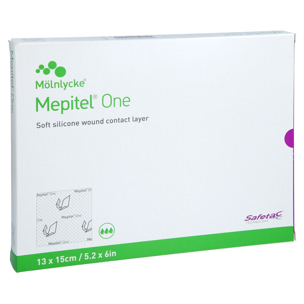 Mepitel One 13x15 cm Silikon Netzverband 5 St