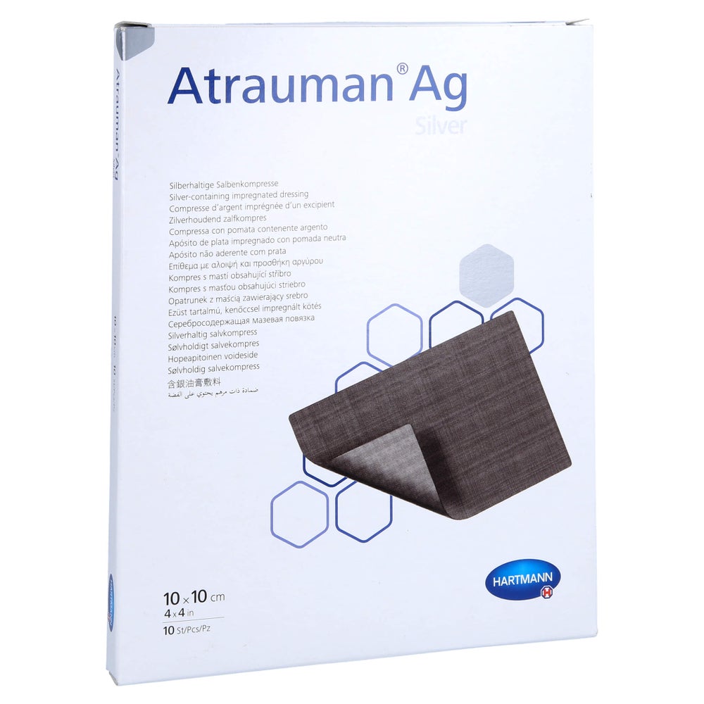 Atrauman Ag 10x10 cm steril Kompressen 10 St