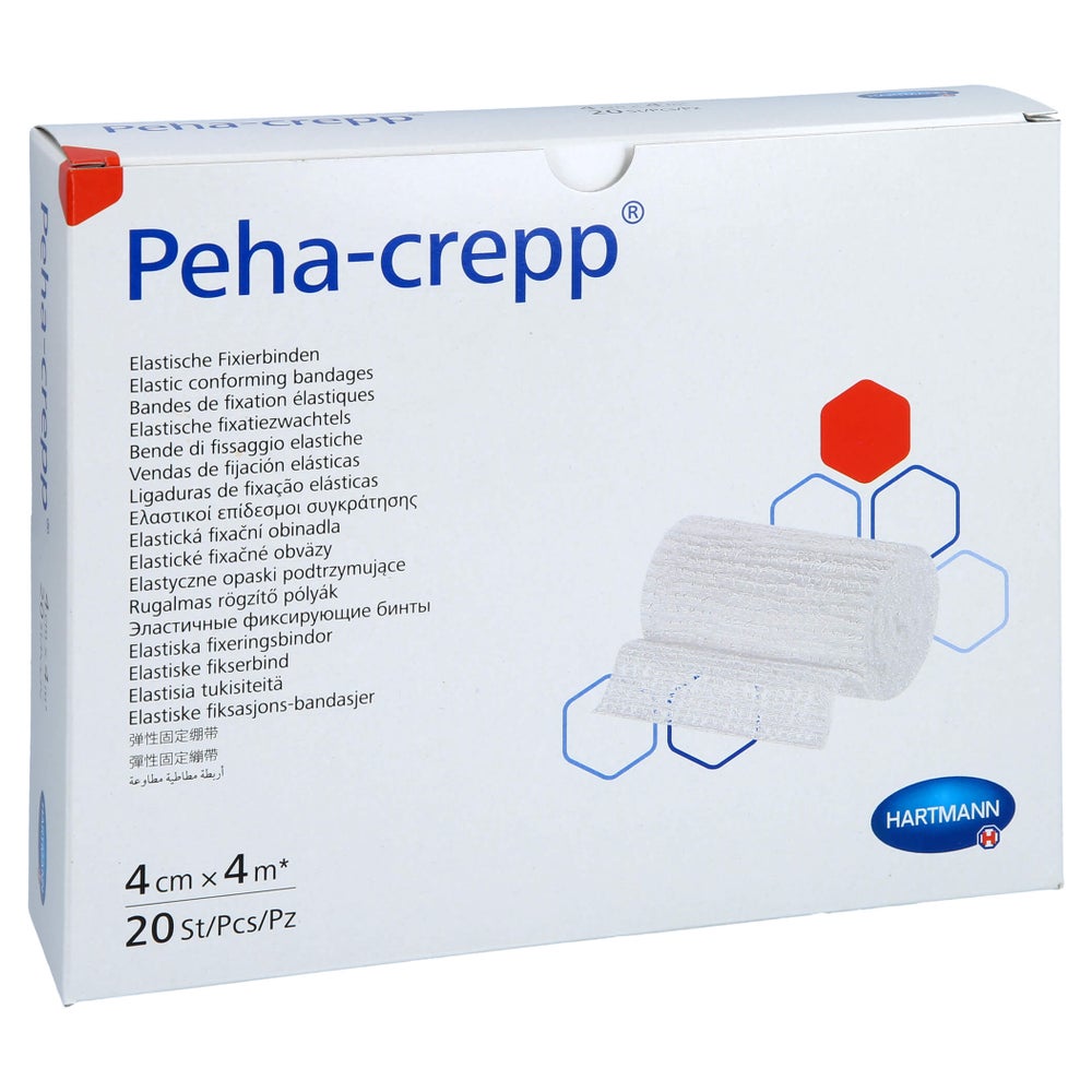 PEHA Crepp Fixierbinde 4 cmx4 m 20 St