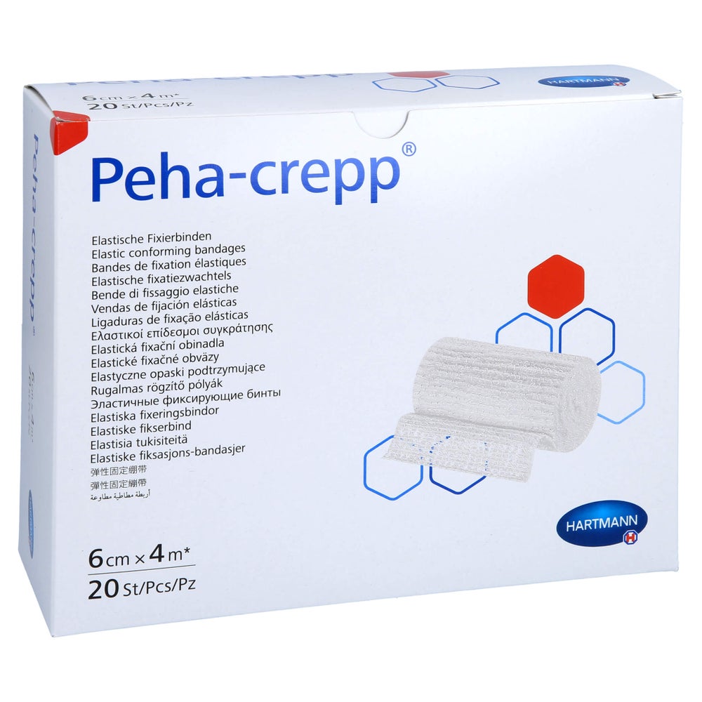 PEHA Crepp Fixierbinde 6 cmx4 m 20 St