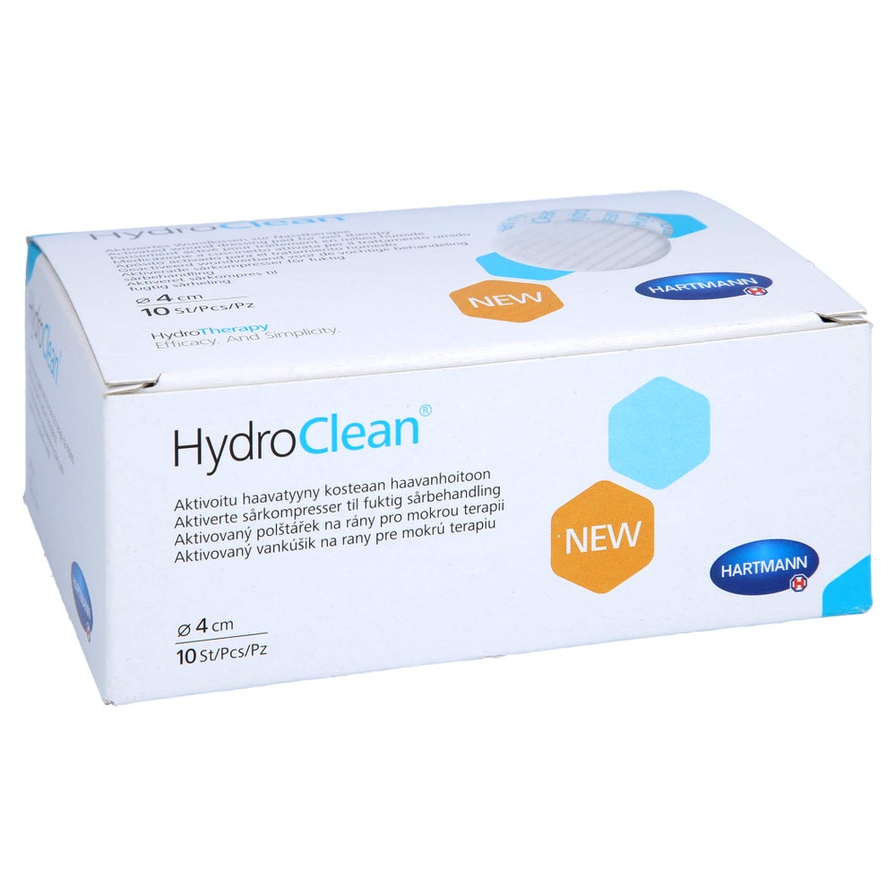 Hydroclean Kompressen 4 cm rund steril 10 St