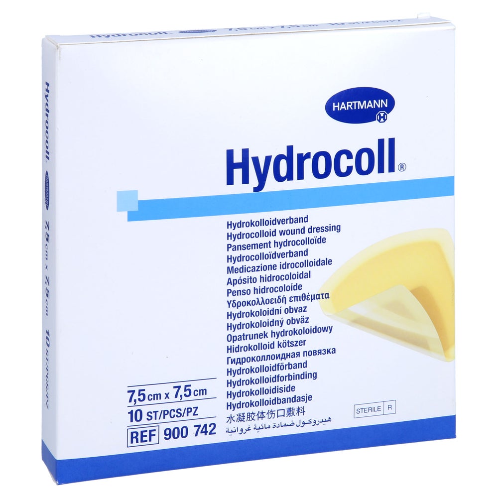 Hydrocoll Wundverband 7,5x7,5 cm 10 St