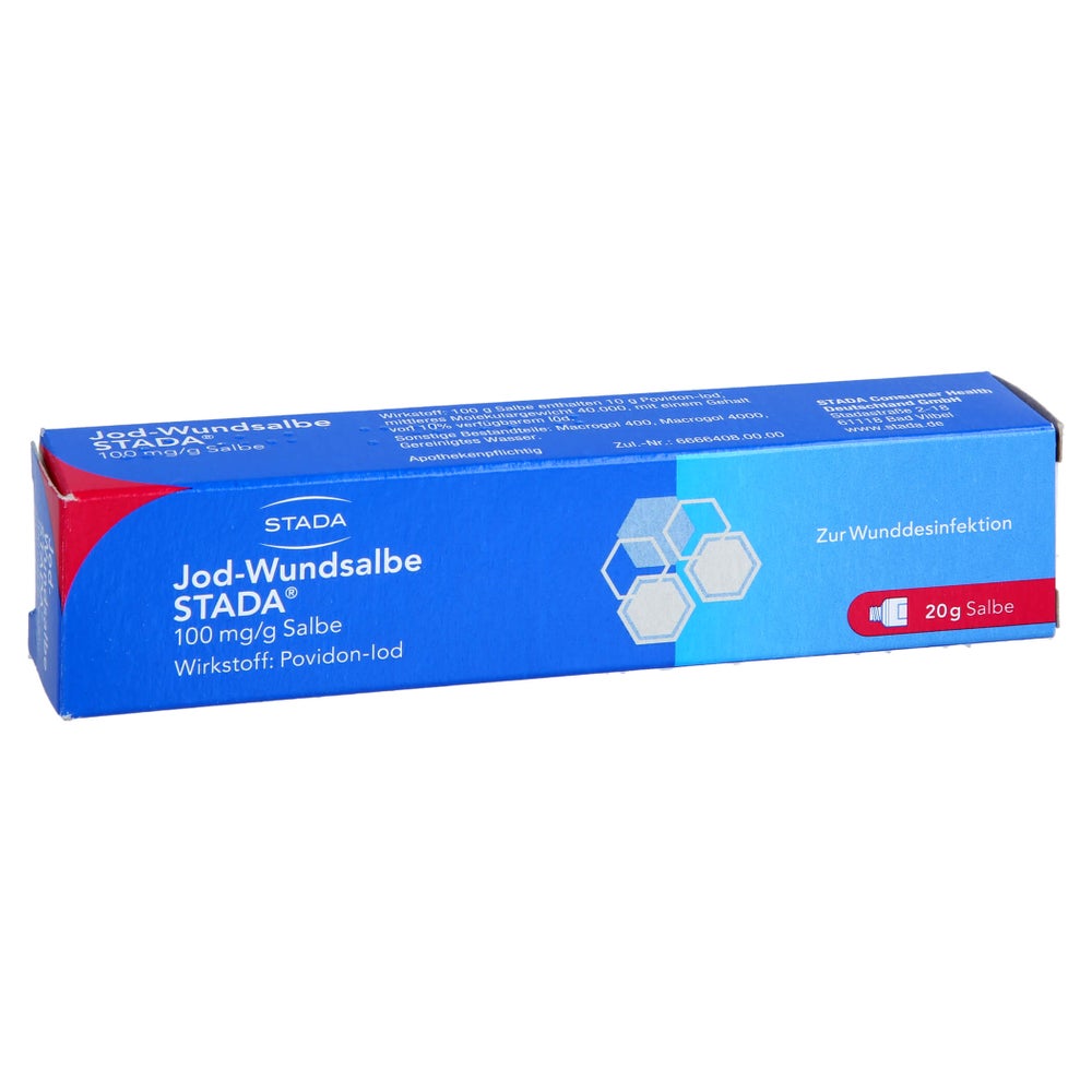 Jod-wundsalbe Stada 100 Mg/g 20 g