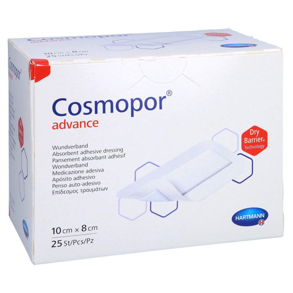 Cosmopor Advance Wundverband 8x10 cm 25 St
