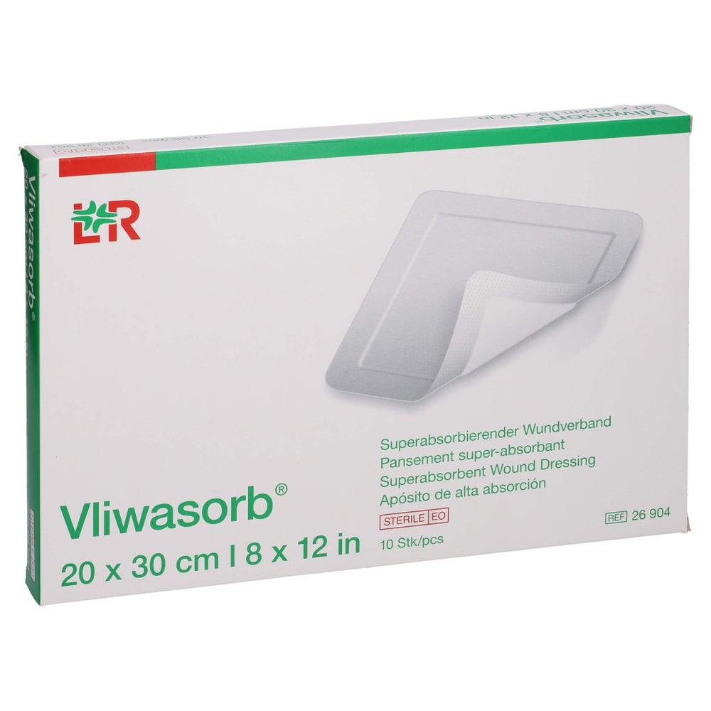 Vliwasorb Superabsorb.saugkomp.steril 20 10 St