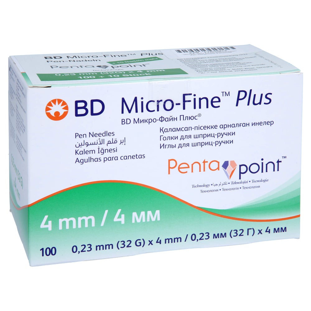 BD Micro-fine+ 4 Pen-Nadeln 0,23x4 mm 110 St