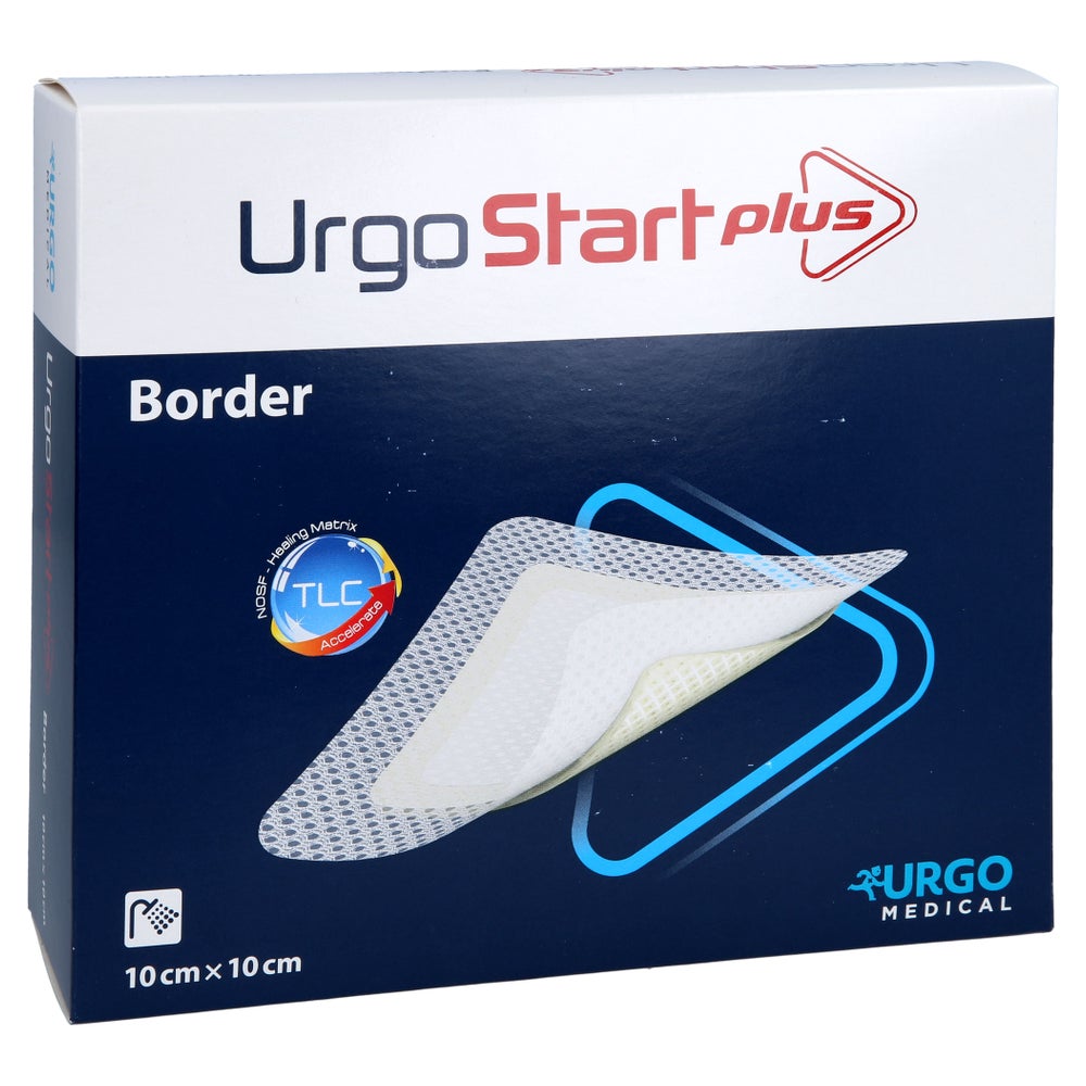 Urgostart Plus Border 10x10 Cm Wundverband 10 St
