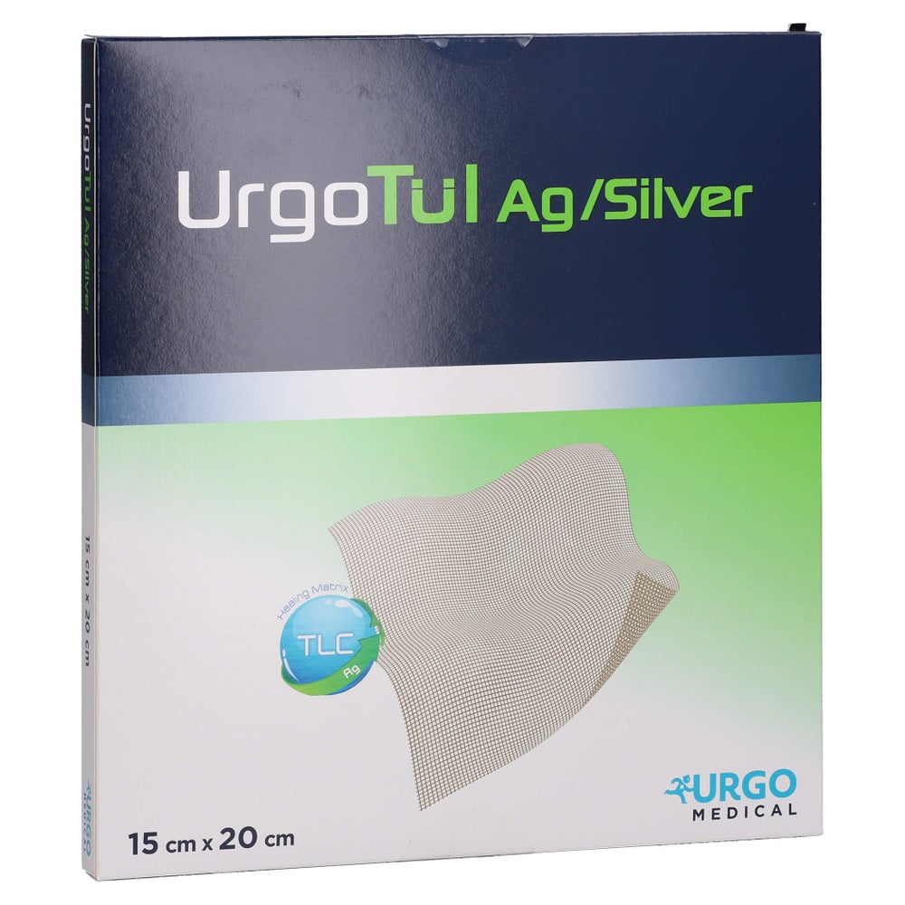 Urgotül Silver 15x20 cm Wundgaze 5 St