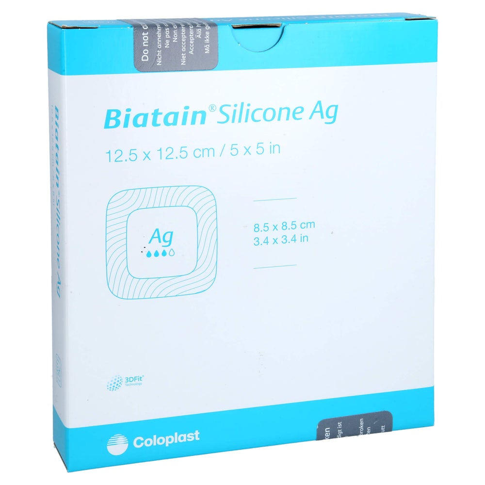 Biatain Silicone Ag Schaumverband 12,5x1 5 St