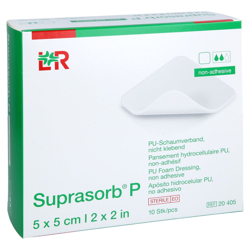 Suprasorb P Pu-schaumv.nicht klebend 5x5 10 St