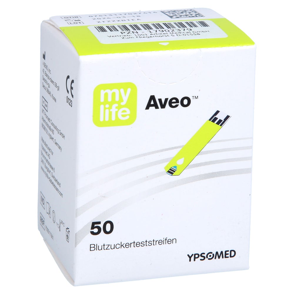 AVEO Blutzucker Teststreifen 50 St