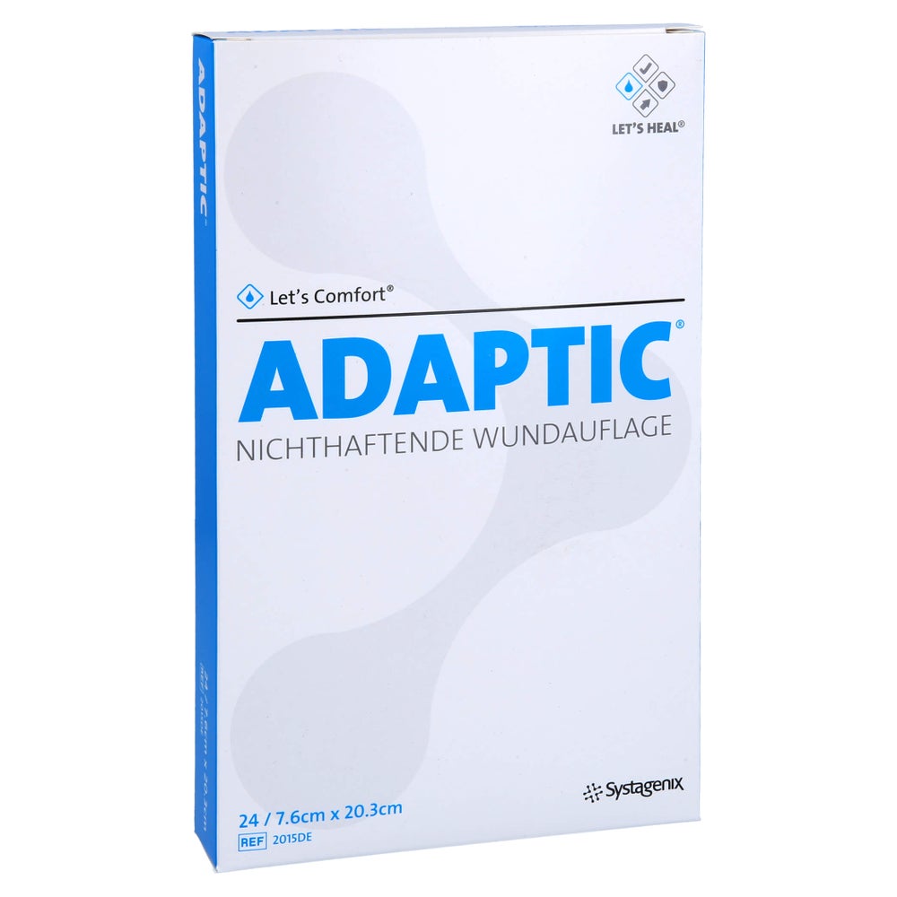 Adaptic 7,6x20,3 cm feuchte Wundauflage 24 St