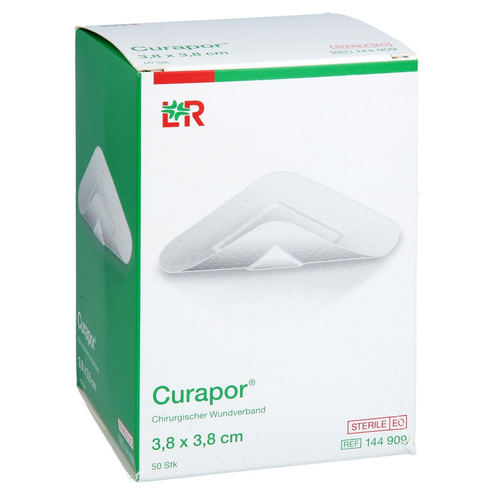 Curapor Wundverband Steril Chirurgisch 3,8x3,8 Cm 50 St