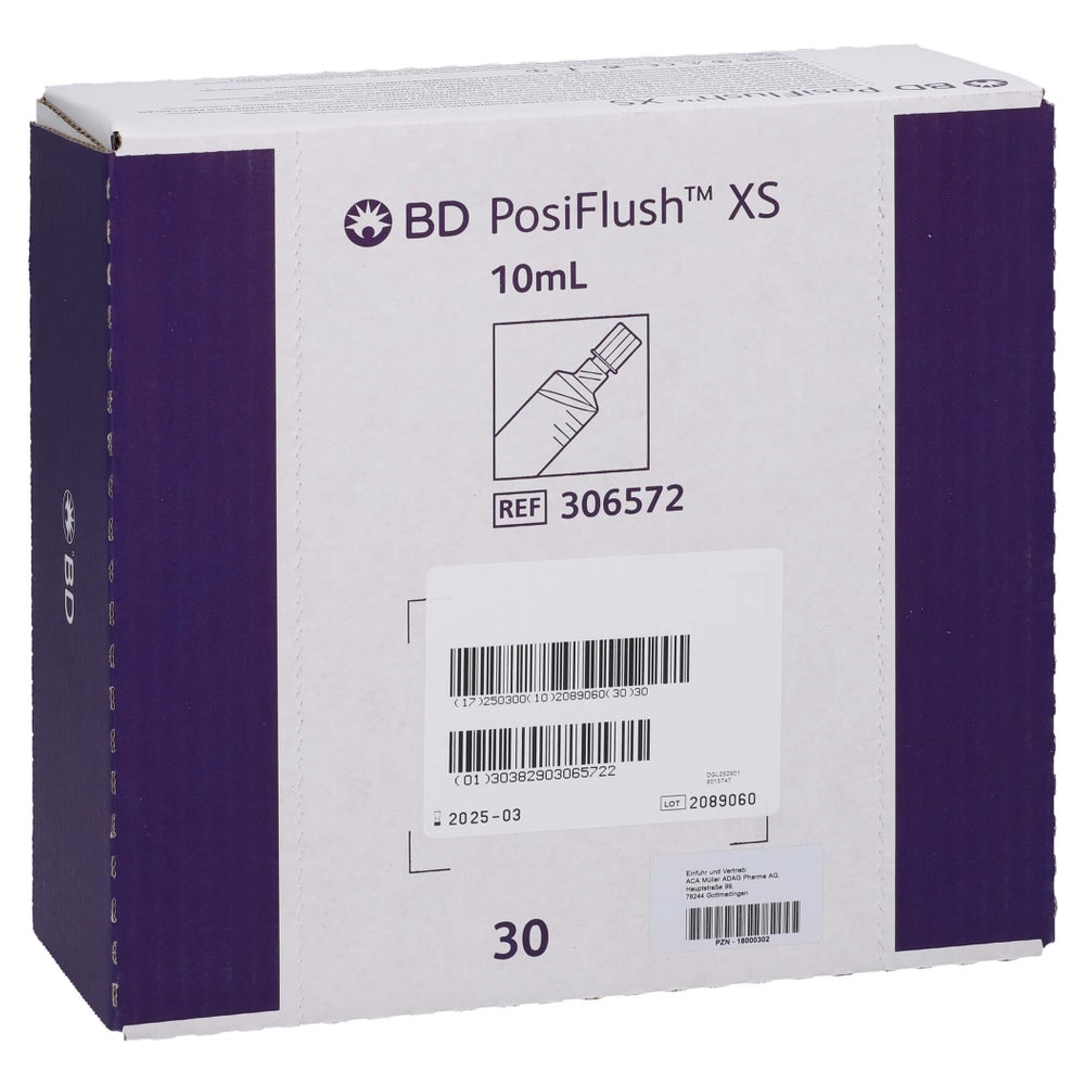 BD Posiflush XS Spülsystem Fertigspritze 30X10 ml