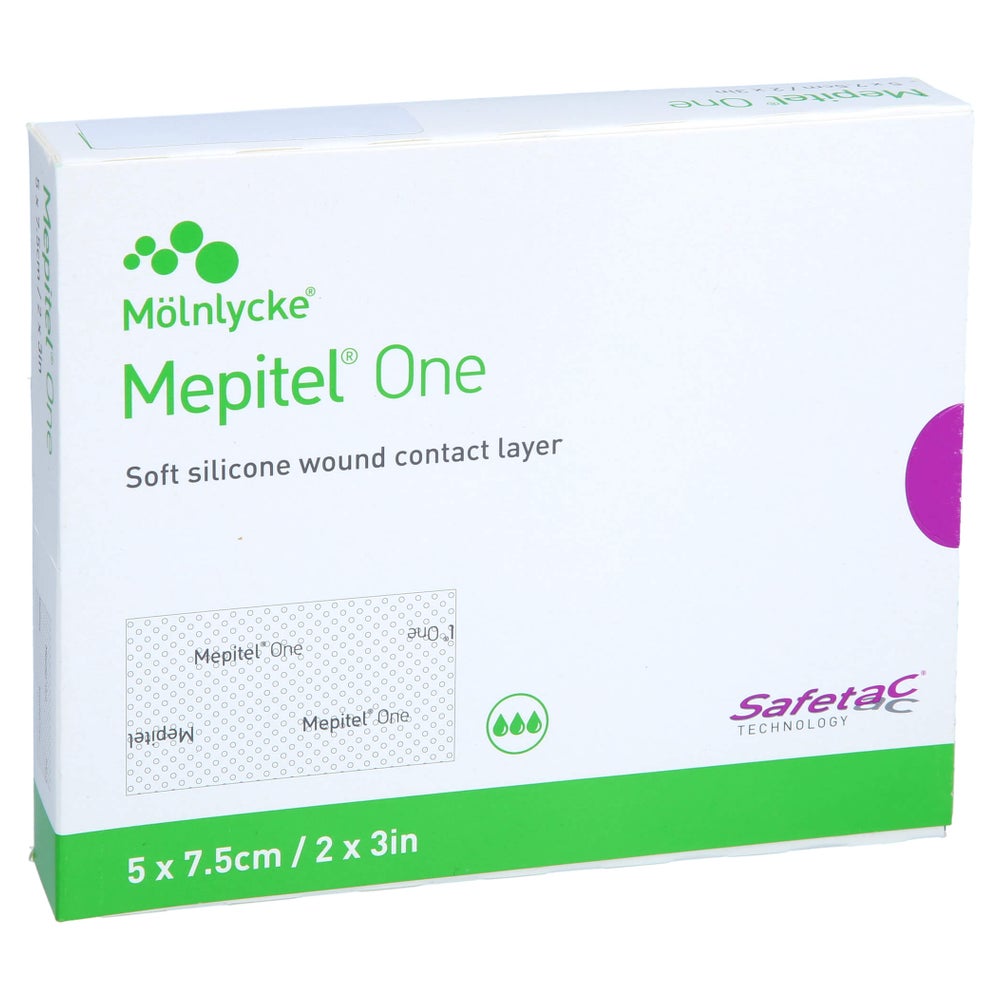 Mepitel One 5x7,5 cm Silikon Netzverband 10 St