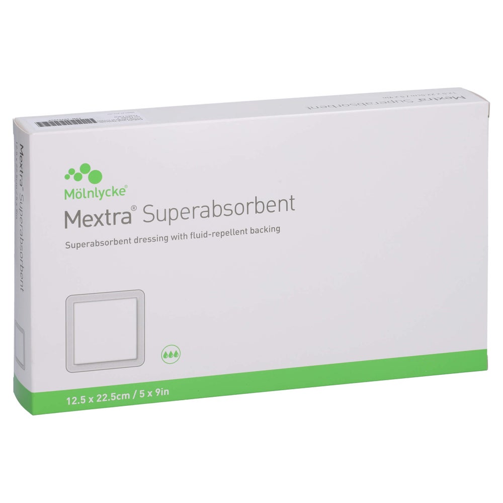 Mextra Superabsorbent Verband 12,5x22,5 10 St