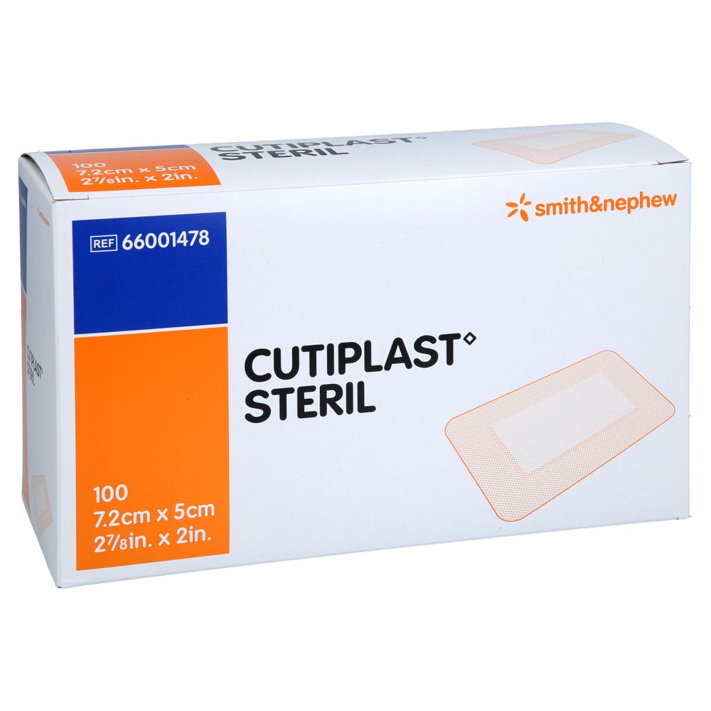 Cutiplast Steril Wundverband 5x7,2 cm 100 St
