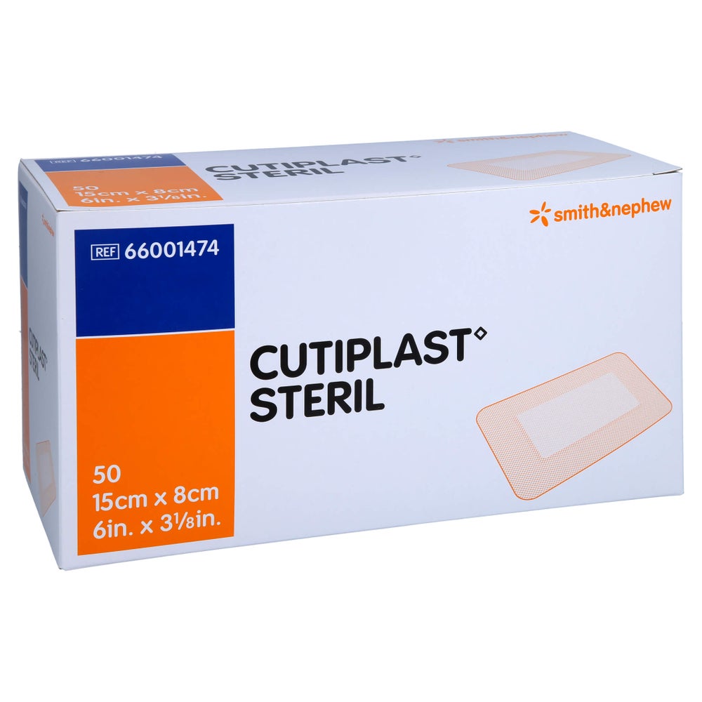 Cutiplast Steril Wundverband 8x15 cm 50 St