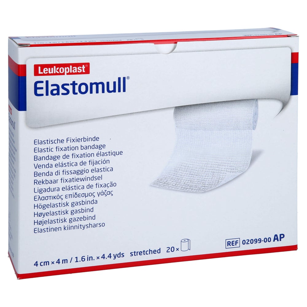Elastomull 4 cmx4 m elast.Fixierb.2099 20 St